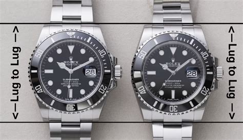 lug width rolex submariner|rolex submariner 41mm thickness.